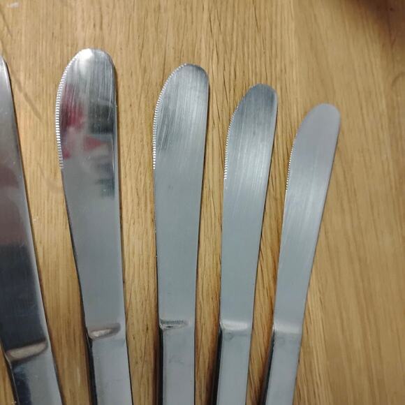 7 Habitat Terence Conran Cutlery Dinner Knives 8 1/2" Japan Stainless Vintage - Picture 3 of 8